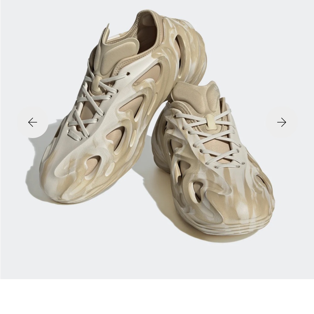 Men’s Adidas AdiFOM Q Sneakers in Savannah color 10.5